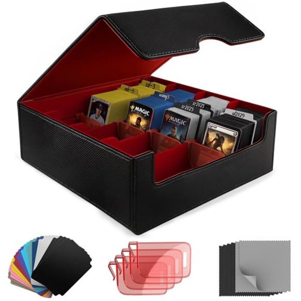 Magnetic Card Storage Box 3000+ Capacity MTG